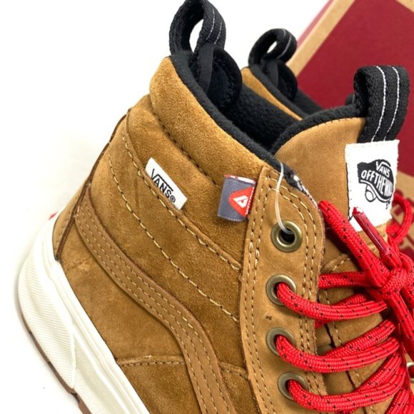 VANS Sk8-Hi MTE-2 High Top Suede Lights Brown Women's Size Sneakers VN0007NKGWU - Picture 5 of 9